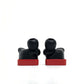 LOUIS VUITTON QAB030 Monogram Horizon Wireless Bluetooth Earphones (2019) in Stainless Steel, Red