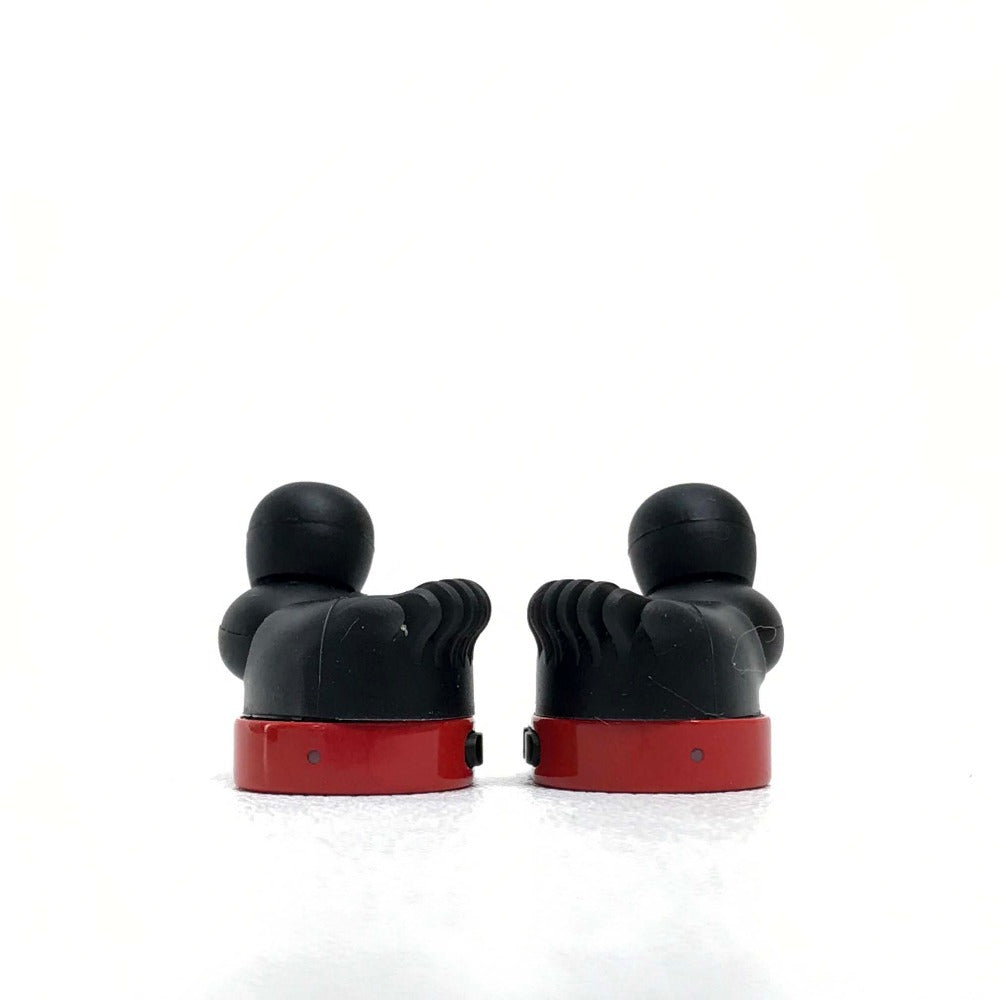 LOUIS VUITTON QAB030 Monogram Horizon Wireless Bluetooth Earphones (2019) in Stainless Steel, Red