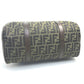 FENDI Zucca FF Pattern Mini Boston Bag Handbag Canvas/Leather Women's Brown