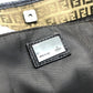 FENDI FF logo Zucca print Zucchino shoulder tote bag in canvas/leather, women's, beige, beige and brown.