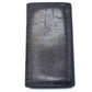 Berluti Calligraphy Ebene Long Wallet, Leather Accessory, Long Wallet, Bifold Wallet, Men's, Purple, Dark Purple x Black
