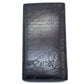 Berluti Calligraphy Ebene Long Wallet, Leather Accessory, Long Wallet, Bifold Wallet, Men's, Purple, Dark Purple x Black