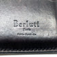 Berluti Calligraphy Ebene Long Wallet, Leather Accessory, Long Wallet, Bifold Wallet, Men's, Purple, Dark Purple x Black