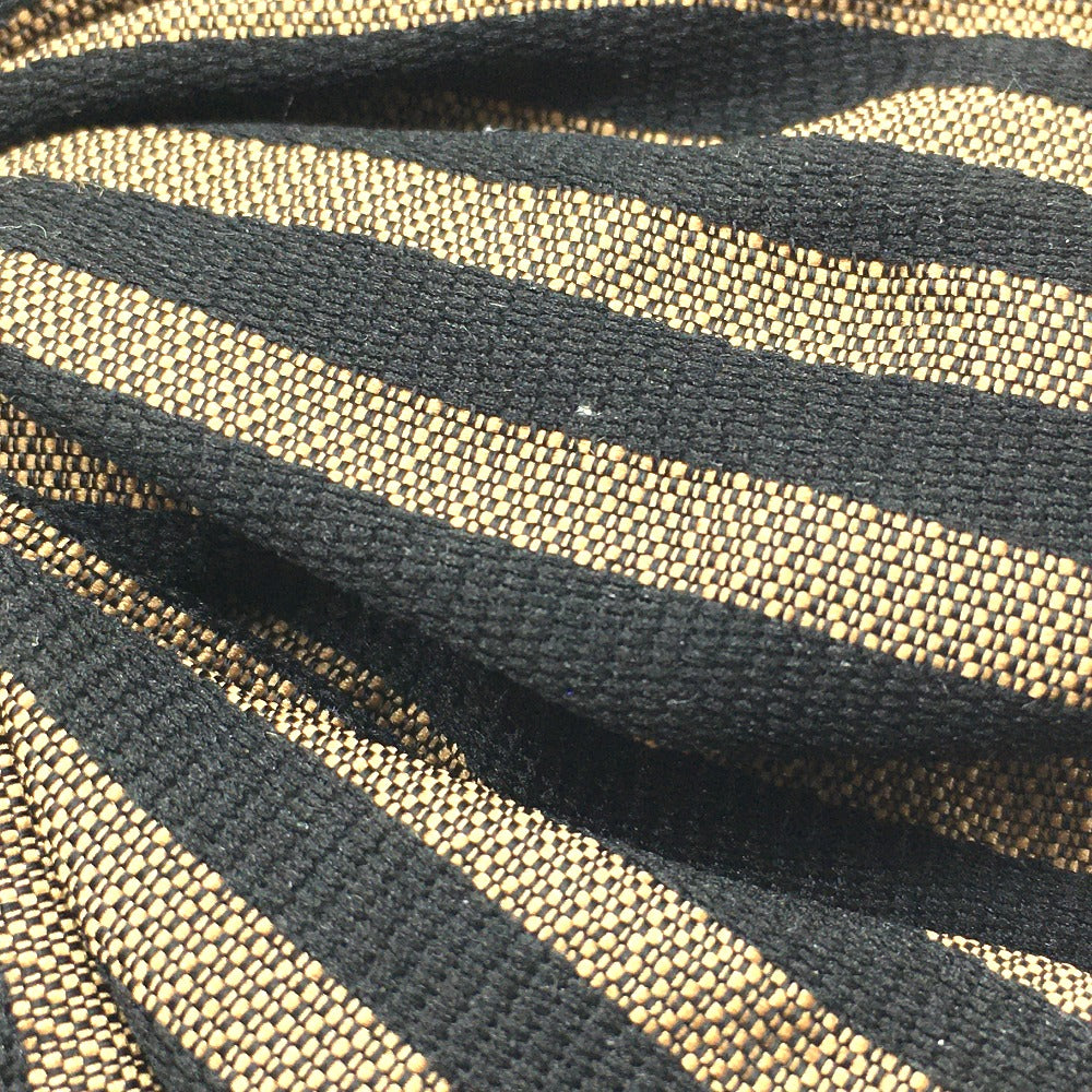 FENDI Pequin Scrunchie Hair Accessory, Hair Tie, Canvas Hair Tie, Women's, Brown, Brown and Black