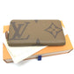 LOUIS VUITTON M67687 モノグラムジャイアント ジッピーウォレット 長財布 モノグラムリバースキャンバス レディース ブラウン ブラウン