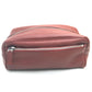 PRADA Triangle Logo Plate Leather Pouch for Women, Red