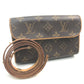 LOUIS VUITTON M51855 モノグラム ポシェット フロランティーヌ カバン ウエストバッグ ウエストバッグ モノグラムキャンバス レディース ブラウン ブラウン
