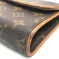 LOUIS VUITTON M51855 モノグラム ポシェット フロランティーヌ カバン ウエストバッグ ウエストバッグ モノグラムキャンバス レディース ブラウン ブラウン