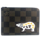 LOUIS VUITTON N60390 Damier Giant Pochette Jour Clutch Bag, NIGO Collaboration, Men's, Damier Canvas, Ebene Brown