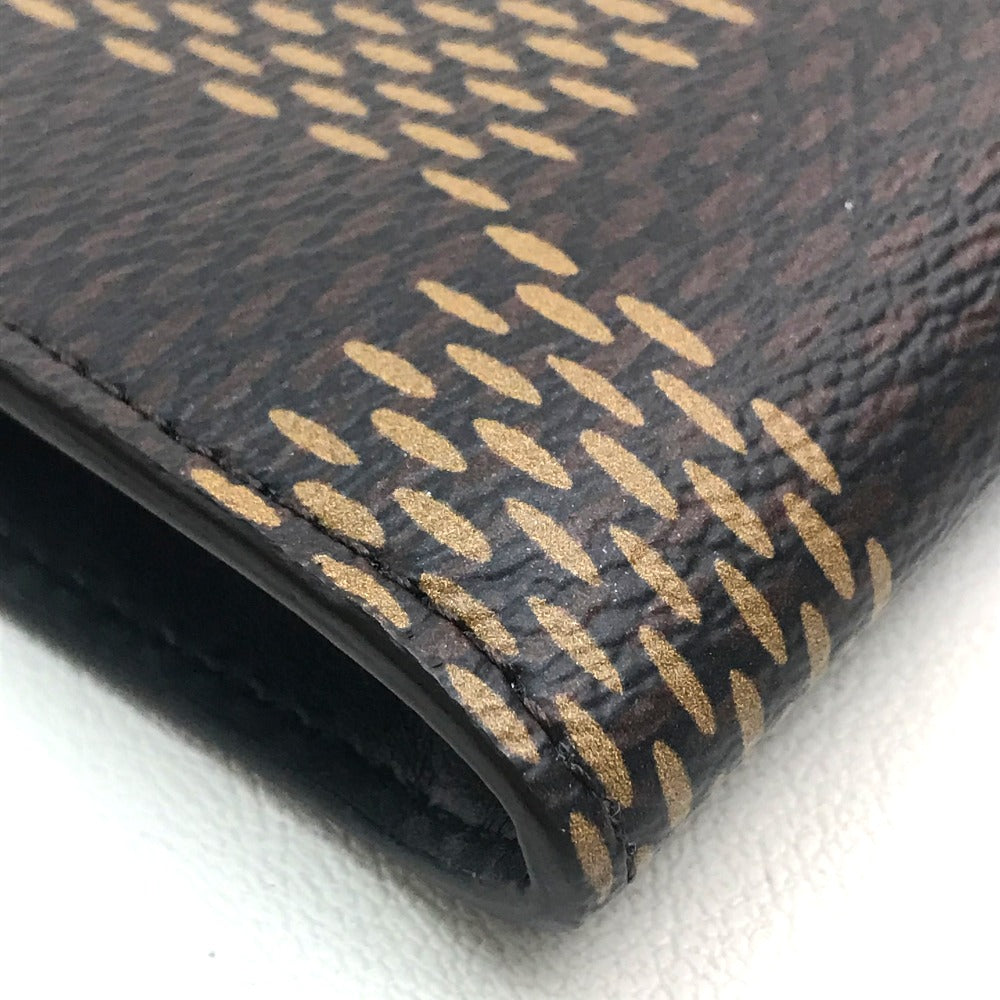 LOUIS VUITTON N60390 Damier Giant Pochette Jour Clutch Bag, NIGO Collaboration, Men's, Damier Canvas, Ebene Brown