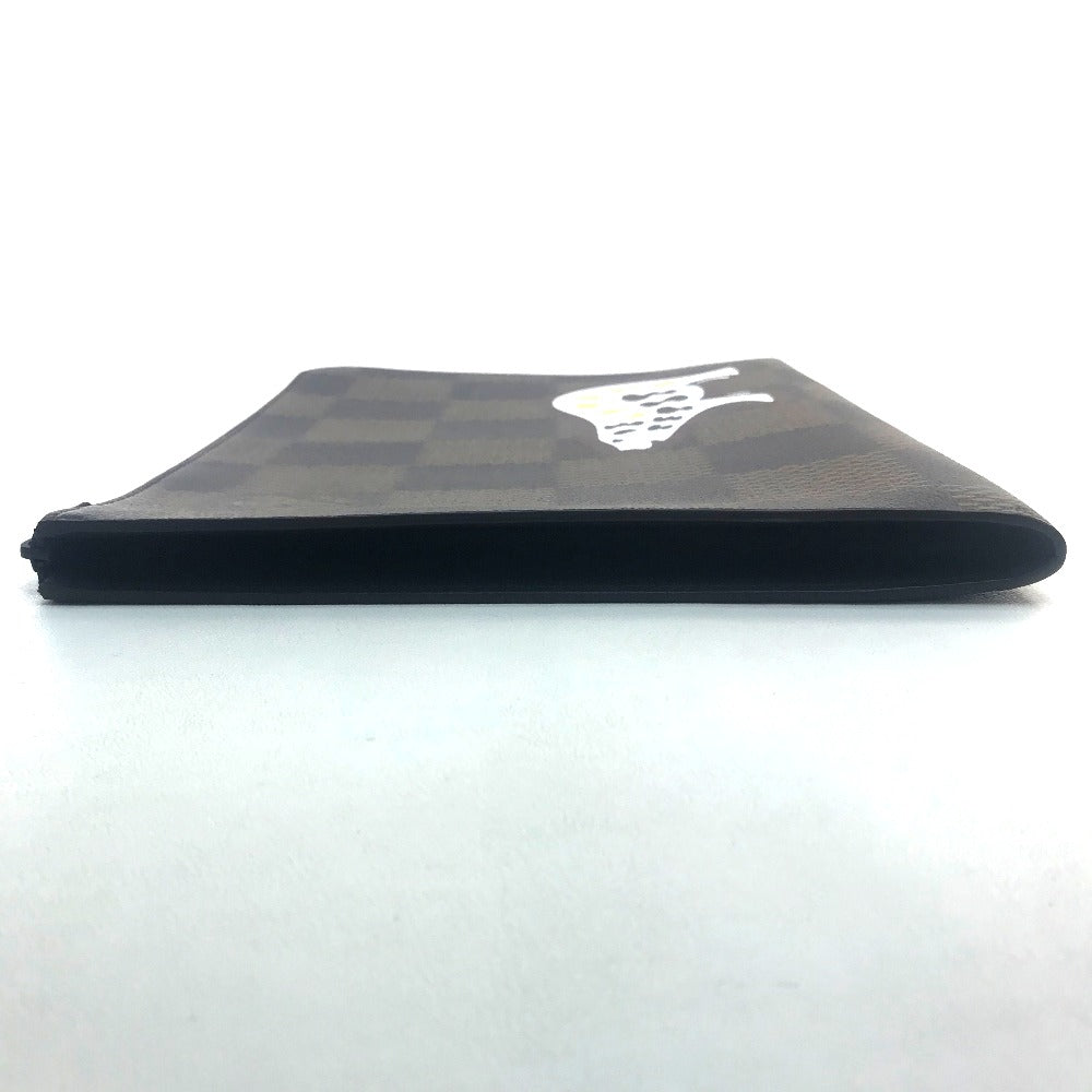 LOUIS VUITTON N60390 Damier Giant Pochette Jour Clutch Bag, NIGO Collaboration, Men's, Damier Canvas, Ebene Brown