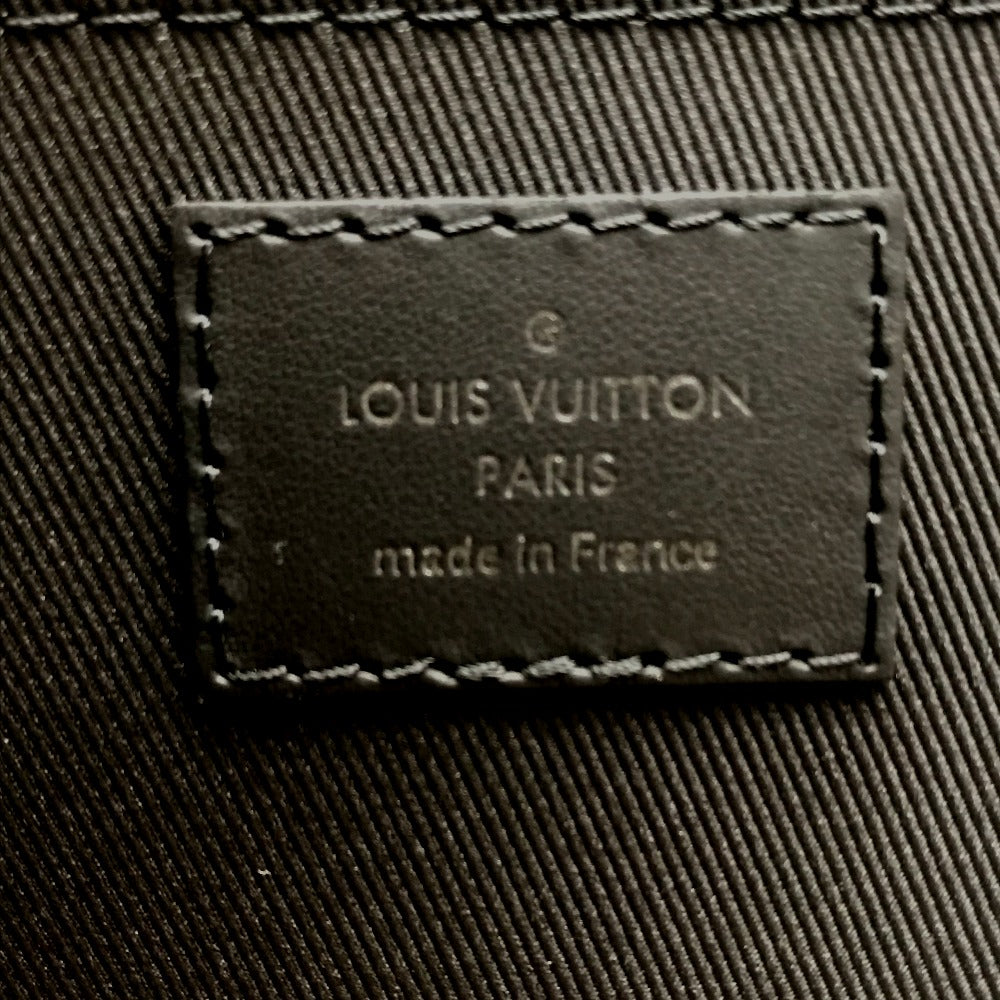 LOUIS VUITTON N60390 Damier Giant Pochette Jour Clutch Bag, NIGO Collaboration, Men's, Damier Canvas, Ebene Brown