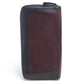 Berluti Calligraphy Wallet, Long Leather Wallet, Men's, Brown, Dark Brown/Black