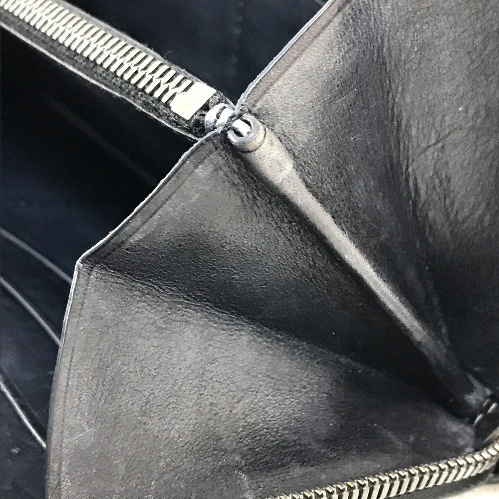 Berluti ラウンドファスナー カリグラフィ ベネチアンレザー 長財布 レザー メンズ ブラウン ダークブラウン