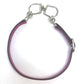 HERMES Etrier Double Tour Double Bracelet in Swift Leather, Purple