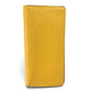 LOUIS VUITTON M42087 Taiga Portefeuille Brazza Long Wallet in Taiga Leather, Men's, Yellow