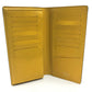 LOUIS VUITTON M42087 Taiga Portefeuille Brazza Long Wallet in Taiga Leather, Men's, Yellow