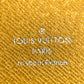 LOUIS VUITTON M42087 Taiga Portefeuille Brazza Long Wallet in Taiga Leather, Men's, Yellow