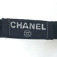 CHANEL Ribbon Hair Accessory Satin Women's Black Black x Dark Green