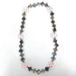 HERMES HAVA Buffalo Horn Necklace for Women in Brown and Light Pink