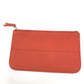 HERMES Dogon GM Dogon Duo Long Wallet with Coin Case, Togo, Unisex, Rouge Tomato, Orange Red