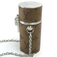 LOUIS VUITTON MP2407 モノグラムリバース リップスティックケース ネックレス 小物入れ モノグラムリバースキャンバス レディース ブラウン