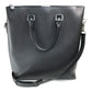 LOUIS VUITTON M33433 Taiga Anton Tote Bag, 2-Way Shoulder/Handbag, Taiga Leather, Men's, Noir, Black with Silver Hardware