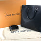 LOUIS VUITTON M33433 Taiga Anton Tote Bag, 2-Way Shoulder/Handbag, Taiga Leather, Men's, Noir, Black with Silver Hardware