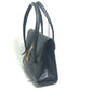 CELINE Vintage Chain Lock Tote Bag/Handbag in Leather, Black with Gold Hardware, Women's