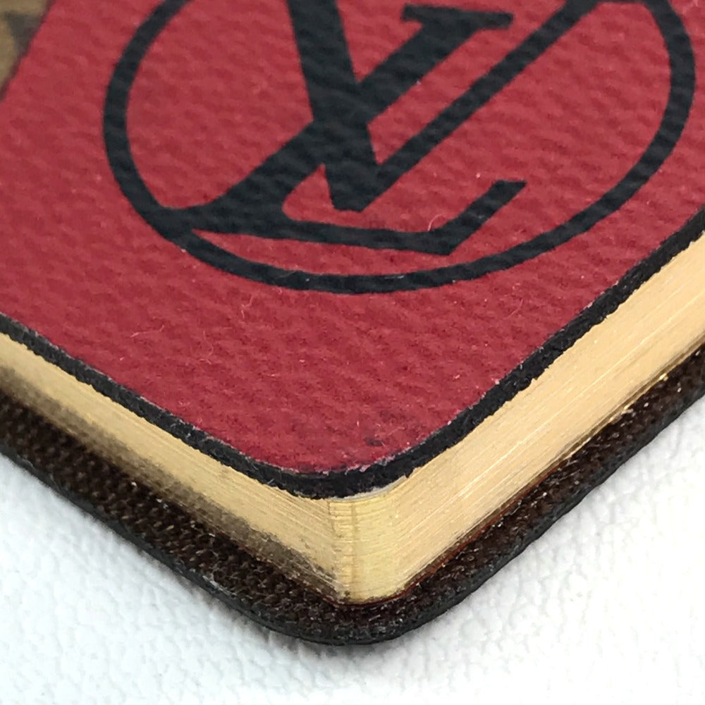 LOUIS VUITTON GI0233 Monogram Cahiers Clemence Notebook, Kansai Yamamoto Kabuki Daruma, 2018, Monogram Canvas, Unisex, Light Brown