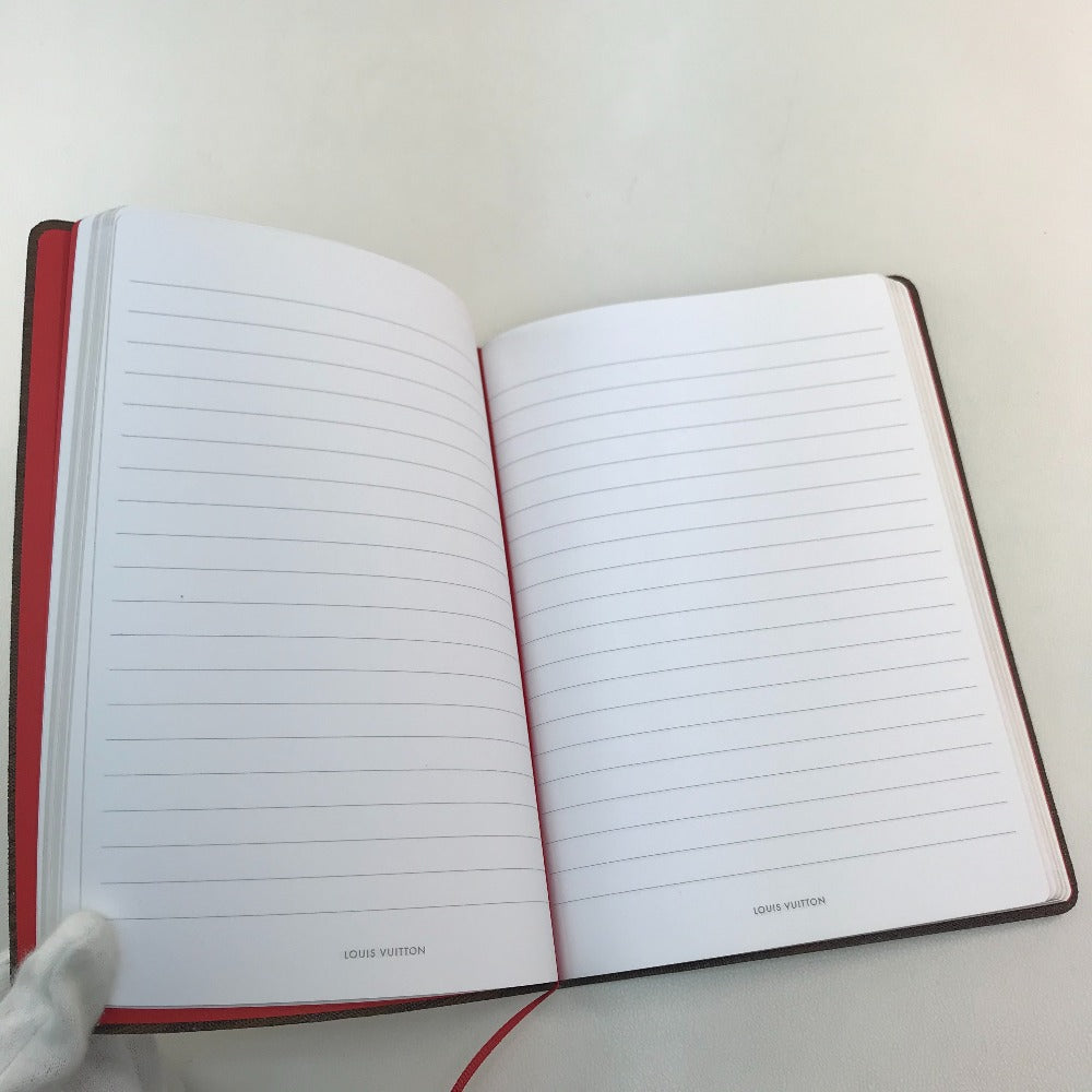 LOUIS VUITTON GI0233 Monogram Cahiers Clemence Notebook, Kansai Yamamoto Kabuki Daruma, 2018, Monogram Canvas, Unisex, Light Brown