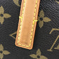 LOUIS VUITTON M51902 Monogram Sonatine Handbag, Monogram Canvas, Women's, Brown/Red