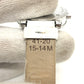 TIFFANY&Co. Z1300.11.11A20A41A White Ceramic Atlas Quartz Date Watch SS Ladies Silver