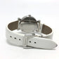 TIFFANY&Co. Z1300.11.11A20A41A White Ceramic Atlas Quartz Date Watch SS Ladies Silver