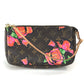 LOUIS VUITTON M48615 Monogram Rose Pochette Accessoires Handbag Pouch Monogram Canvas Women's Brown