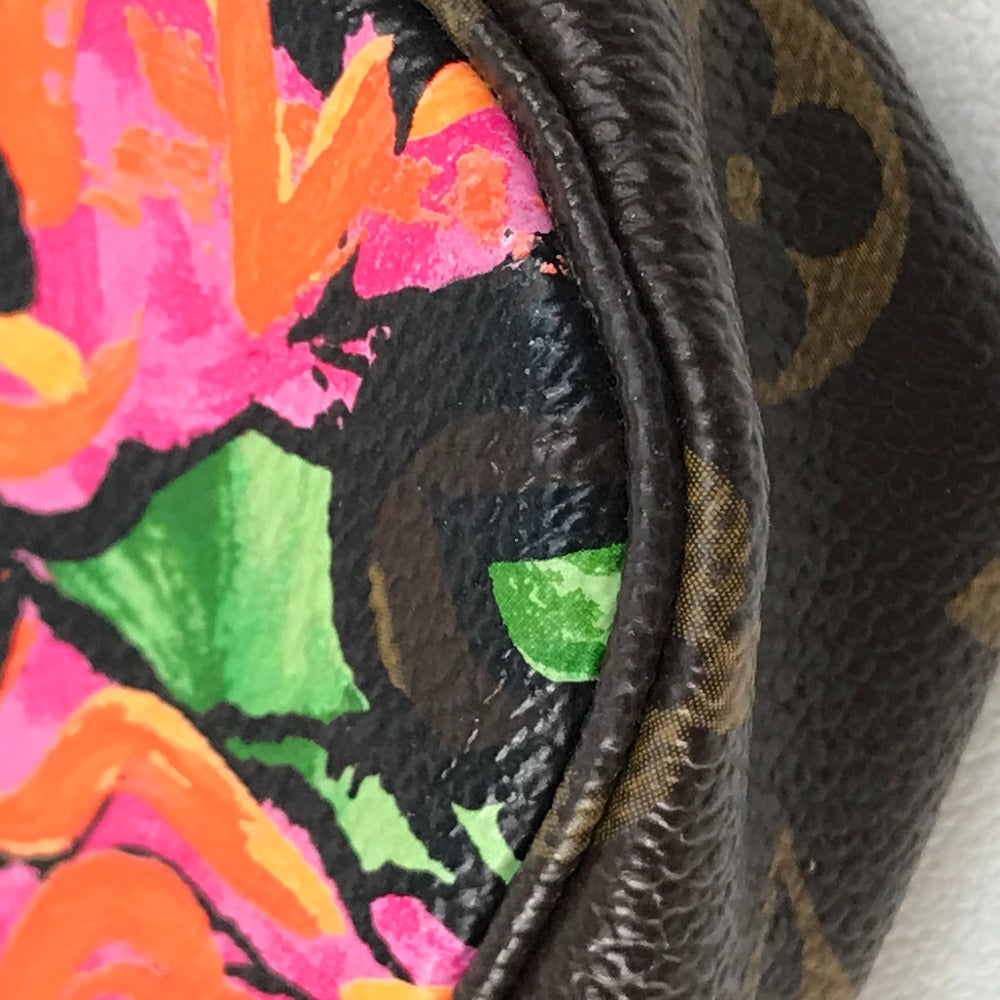 LOUIS VUITTON M48615 Monogram Rose Pochette Accessoires Handbag Pouch Monogram Canvas Women's Brown