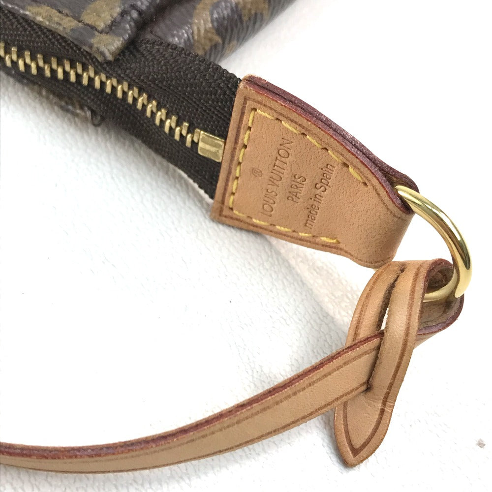 LOUIS VUITTON M48615 Monogram Rose Pochette Accessoires Handbag Pouch Monogram Canvas Women's Brown