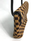 LOUIS VUITTON M92130 Damier Sauvage Gazelle Shoulder Bag in Brown Harako Leather