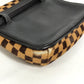 LOUIS VUITTON M92130 Damier Sauvage Gazelle Shoulder Bag in Brown Harako Leather