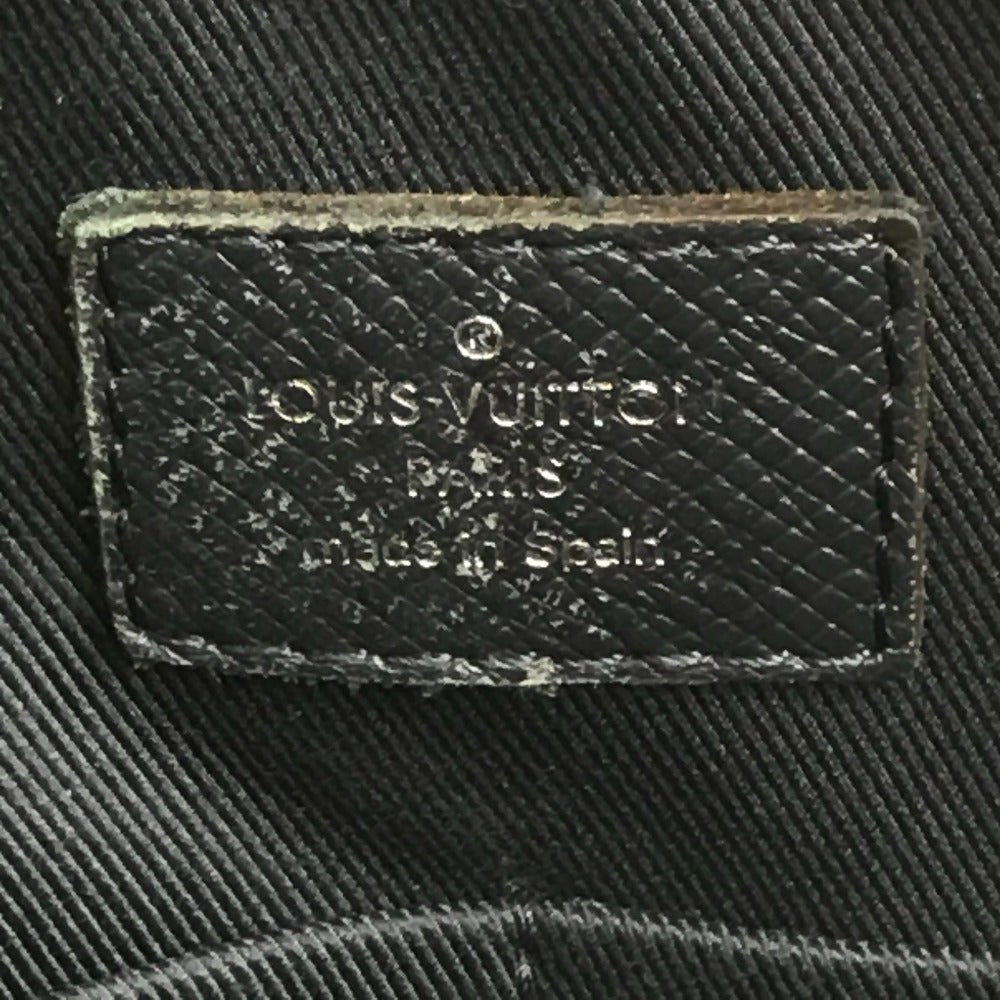 LOUIS VUITTON M30261 Taiga Alex Messenger Bag, Taiga Leather Shoulder Bag, Men's, Blue Marine, Navy