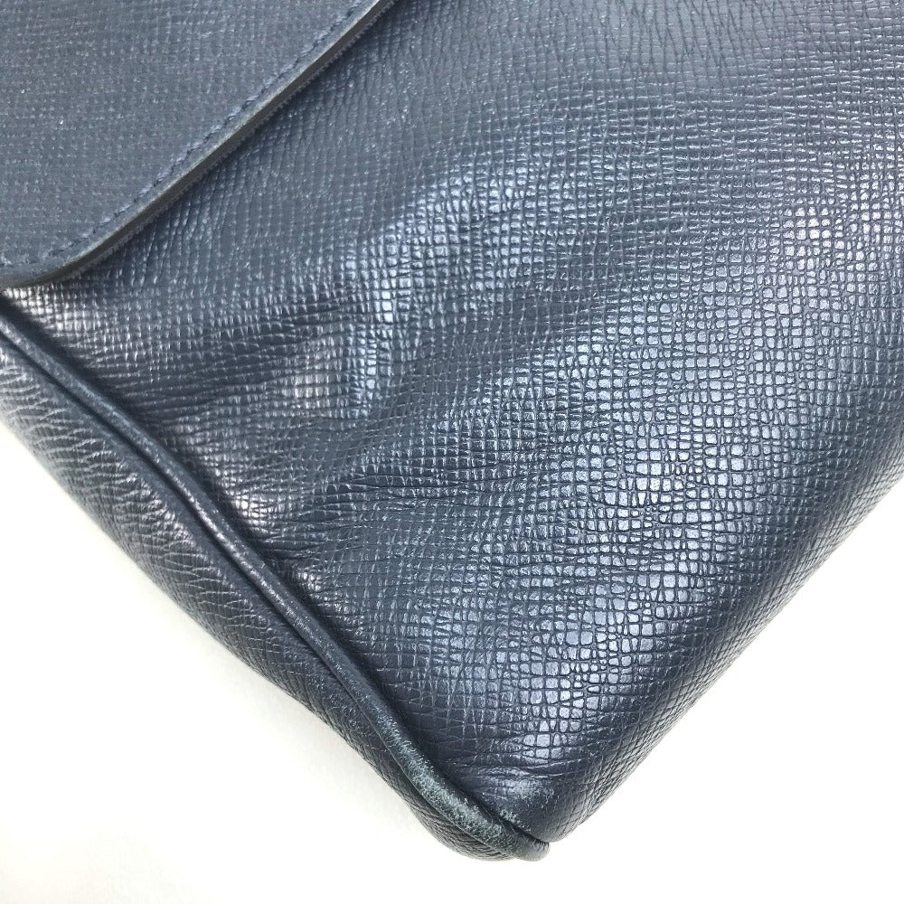 LOUIS VUITTON M30261 Taiga Alex Messenger Bag, Taiga Leather Shoulder Bag, Men's, Blue Marine, Navy