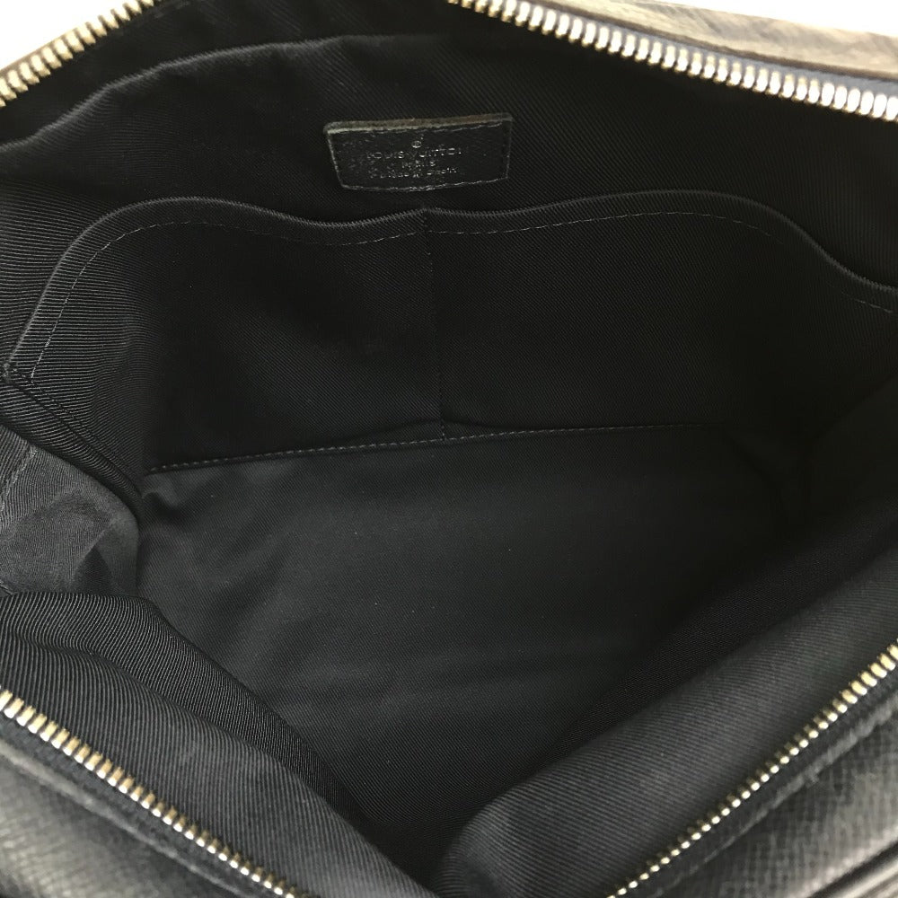 LOUIS VUITTON M30261 Taiga Alex Messenger Bag, Taiga Leather Shoulder Bag, Men's, Blue Marine, Navy