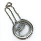 HERMES Vintage Cheval Horse Charm Keychain, Metal, Unisex, Silver