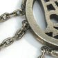 HERMES Vintage Cheval Horse Charm Keychain, Metal, Unisex, Silver