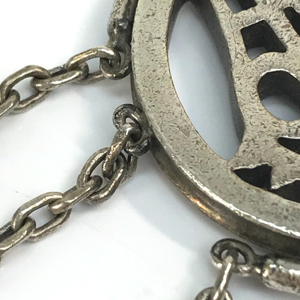 HERMES Vintage Cheval Horse Charm Keychain, Metal, Unisex, Silver