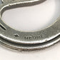 HERMES Vintage Cheval Horse Charm Keychain, Metal, Unisex, Silver