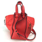 LOEWE 387.30.N60 Hammock Small Logo Bag, 2-Way Shoulder/Handbag, Leather, Women's, Red