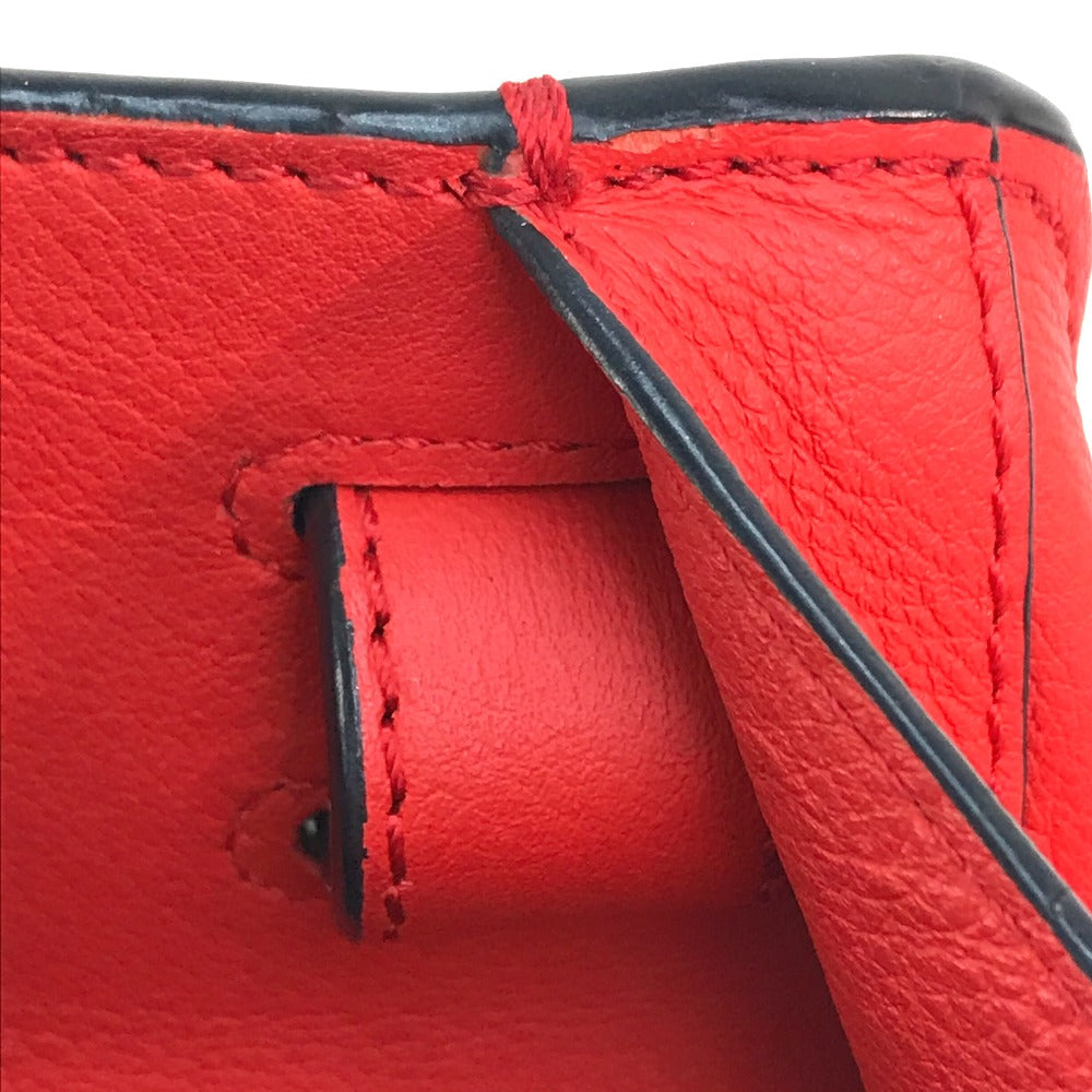 LOEWE 387.30.N60 Hammock Small Logo Bag, 2-Way Shoulder/Handbag, Leather, Women's, Red