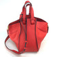 LOEWE 387.30.N60 Hammock Small Logo Bag, 2-Way Shoulder/Handbag, Leather, Women's, Red