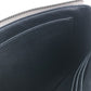 LOUIS VUITTON Women's Leather Clutch Bag with Wrist Strap, Gray/Navy